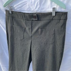 MXM - Brown Pinstripe Trouser - Size 14P